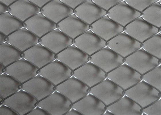Metallo Bwg14 Diamond Galvanized Chain Link Fence del campo da giuoco